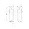 Z-Lite Luca Outdoor Chain Mount Ceiling Fixture, 1-Light, 9.25 In.W x 24 In.H, Black/Etched 517CHB-BK-LED - alternate 7